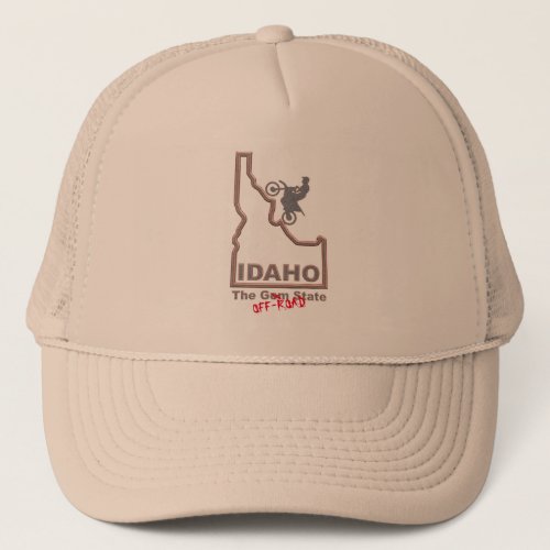 IDAHO The OFF_ROAD State Motorcycle Hat