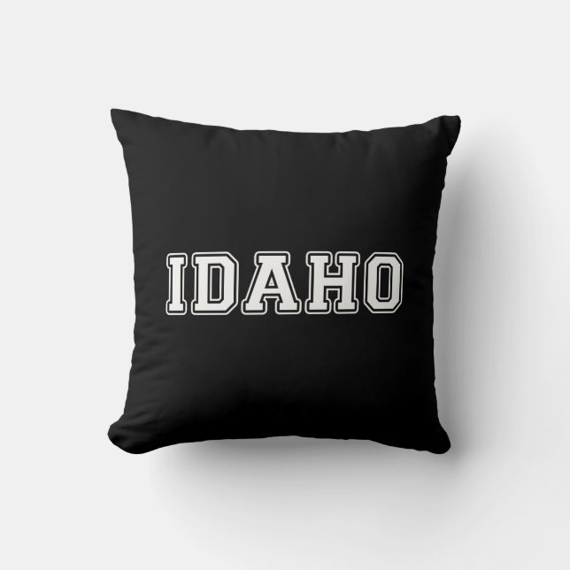 Idaho Throw Pillow (Front)