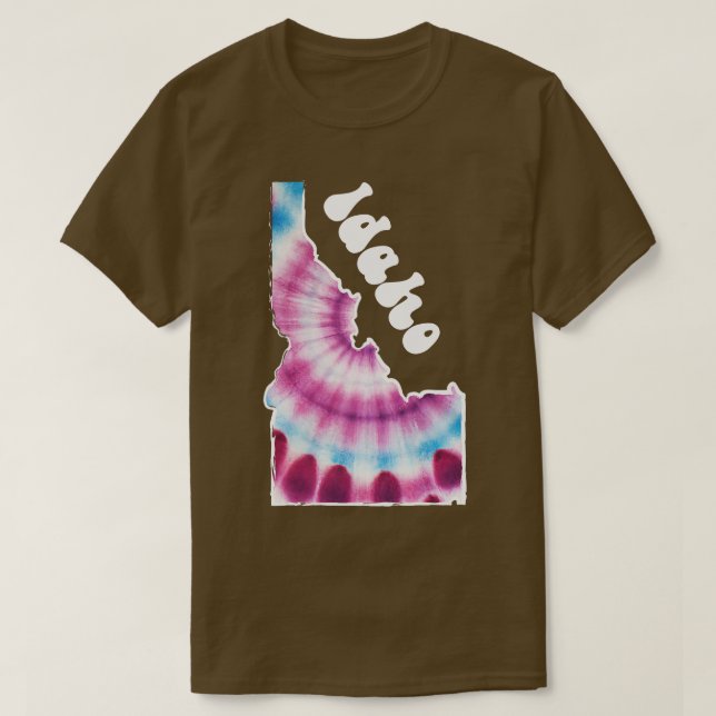 Idaho Tie Dye T-Shirt (Design Front)