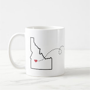 Idaho to Oregon - Heart2Heart Coffee Mug
