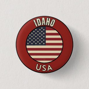Idaho United States Button