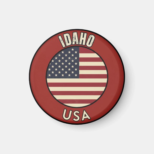 Idaho United States Magnet (Front)