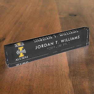 Idaho Vandals Alumni Desk Name Plate