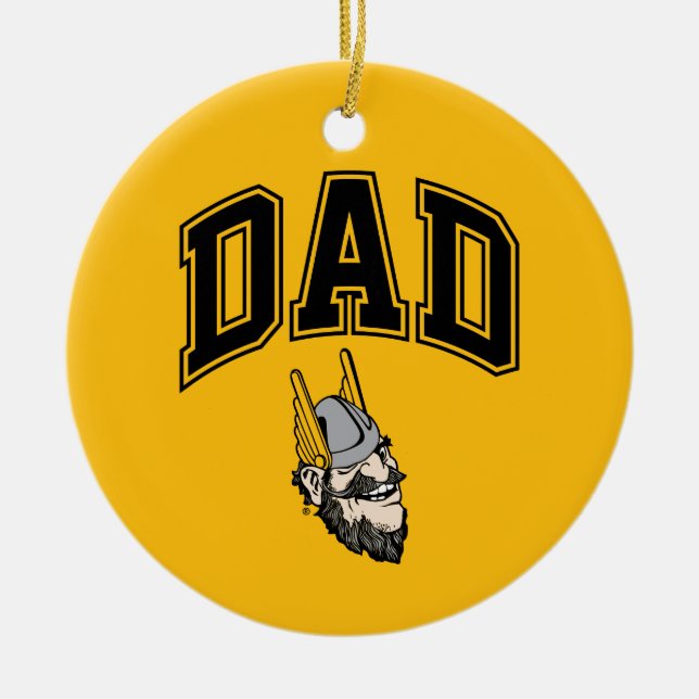 Idaho Vandals Dad Ceramic Ornament (Front)