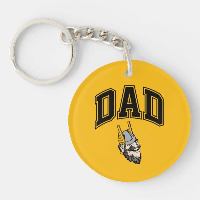 Idaho Vandals Dad Keychain (Front)