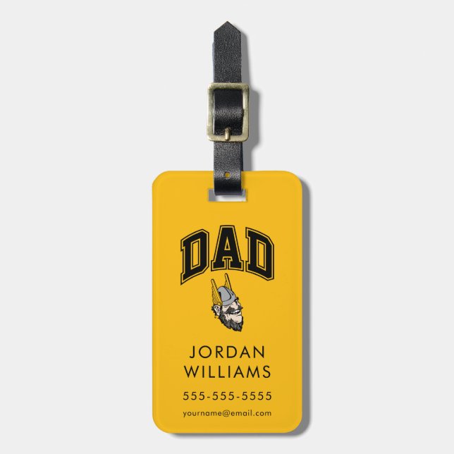 Idaho Vandals Dad Luggage Tag (Front Vertical)
