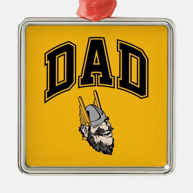 Idaho Vandals Dad Metal Ornament (Front)