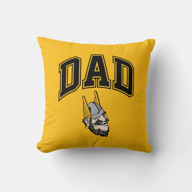 Idaho Vandals Dad Throw Pillow (Front)
