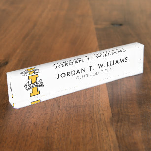 Idaho Vandals Desk Name Plate