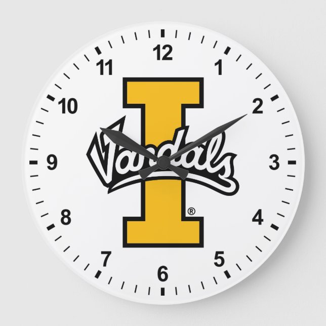 Idaho Vandals Large Clock (Front)