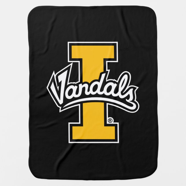 Idaho Vandals Logo Baby Blanket (Front)