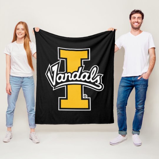 Idaho Vandals Logo Fleece Blanket Zazzle Com