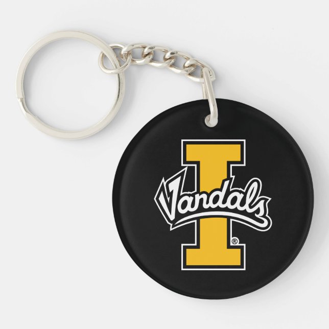 Idaho Vandals Logo Keychain (Front)