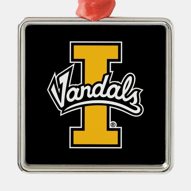 Idaho Vandals Logo Metal Ornament (Front)