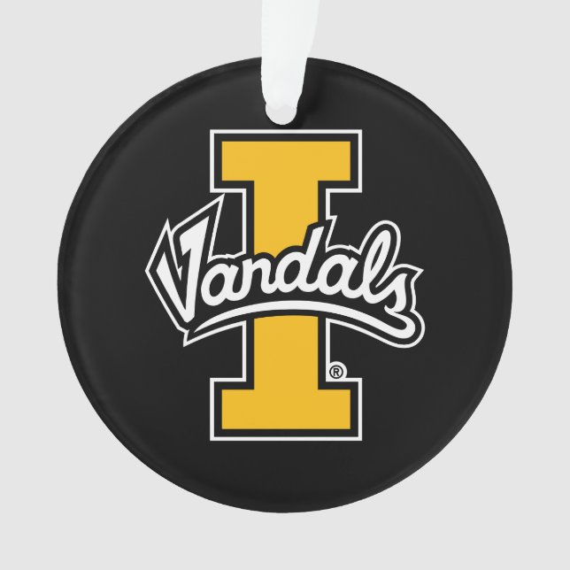 Idaho Vandals Logo Ornament (Front)