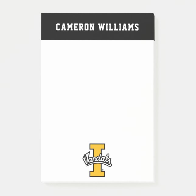 Idaho Vandals Logo Post-it Notes (Front)