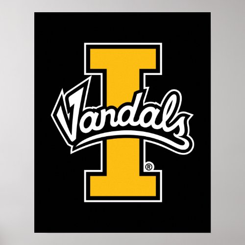 Idaho Vandals Logo Poster