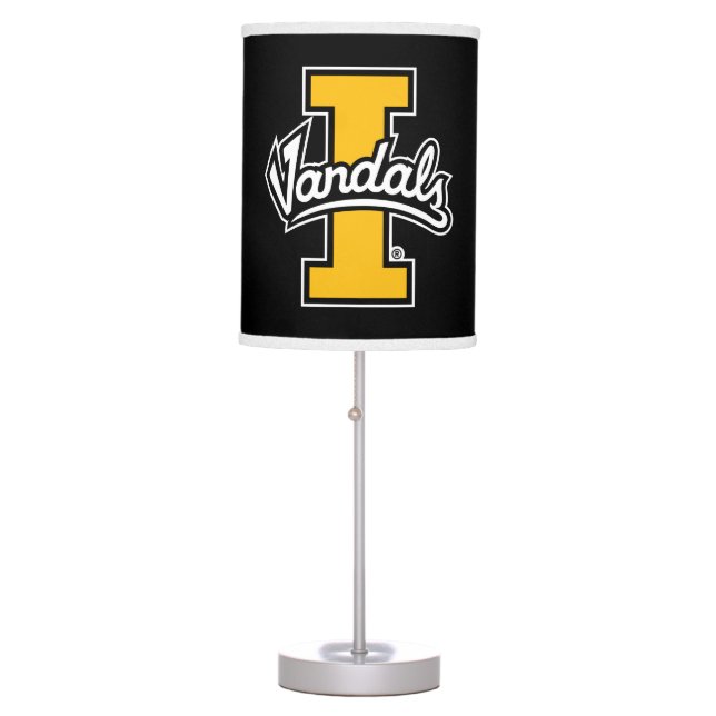 Idaho Vandals Logo Table Lamp (Front)
