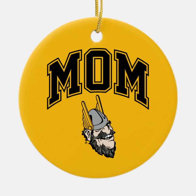 Idaho Vandals Mom Ceramic Ornament (Front)