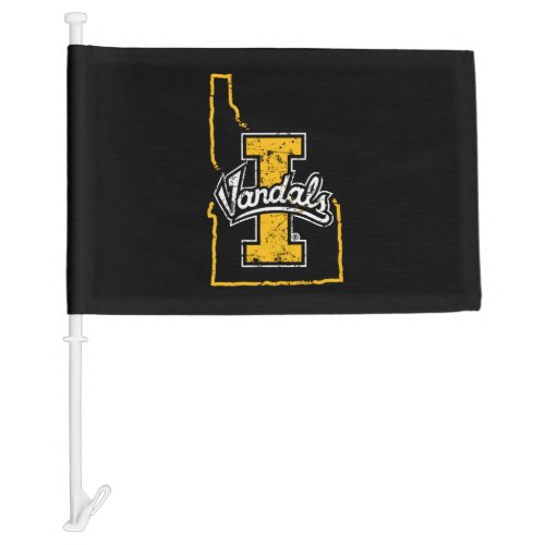 Idaho Vandals State Love Car Flag