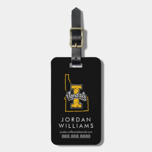 Idaho Vandals State Love Luggage Tag