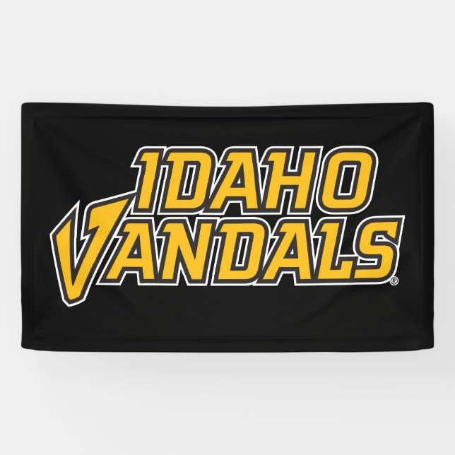 Idaho Vandals Wordmark Banner (Horizontal)