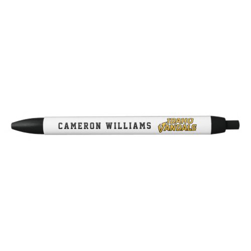 Idaho Vandals Wordmark Black Ink Pen