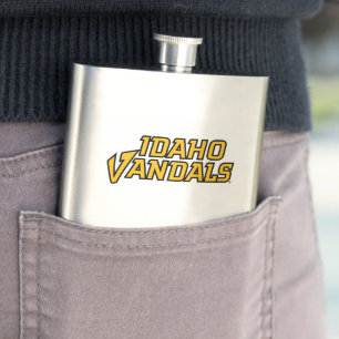 Idaho Vandals Wordmark Flask