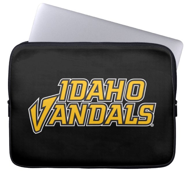 Idaho Vandals Wordmark Laptop Sleeve (Front)