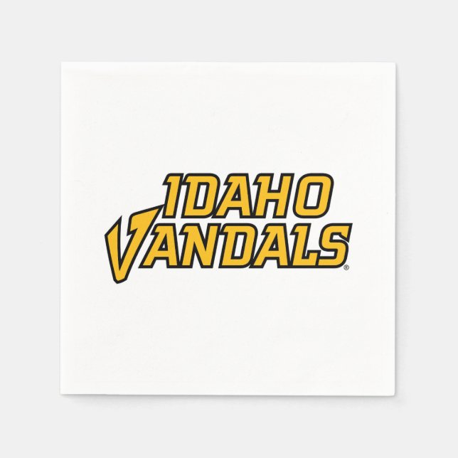 Idaho Vandals Wordmark Napkins (Front)