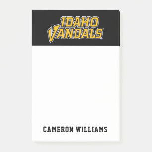 Idaho Vandals Wordmark Post-it Notes