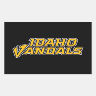 Idaho Vandals Wordmark Rectangular Sticker