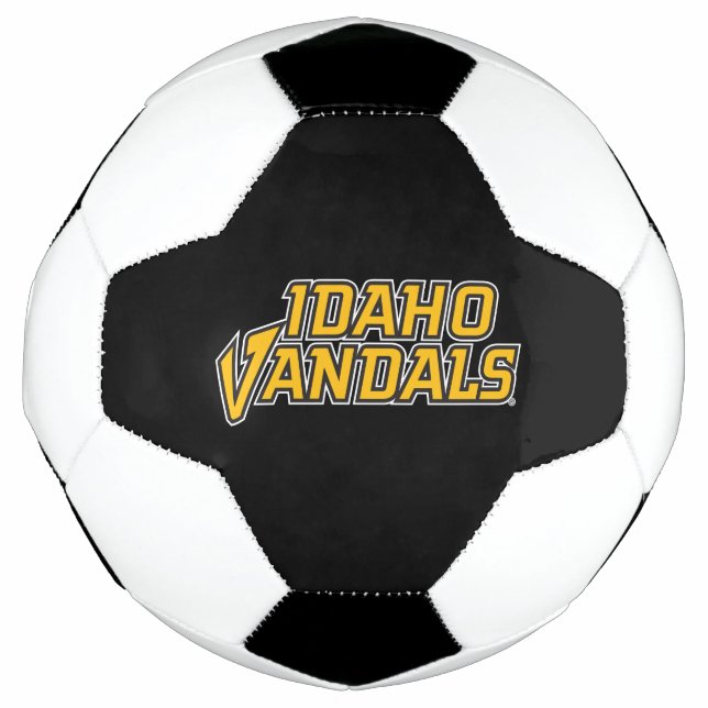 Idaho Vandals Wordmark Soccer Ball (Front)