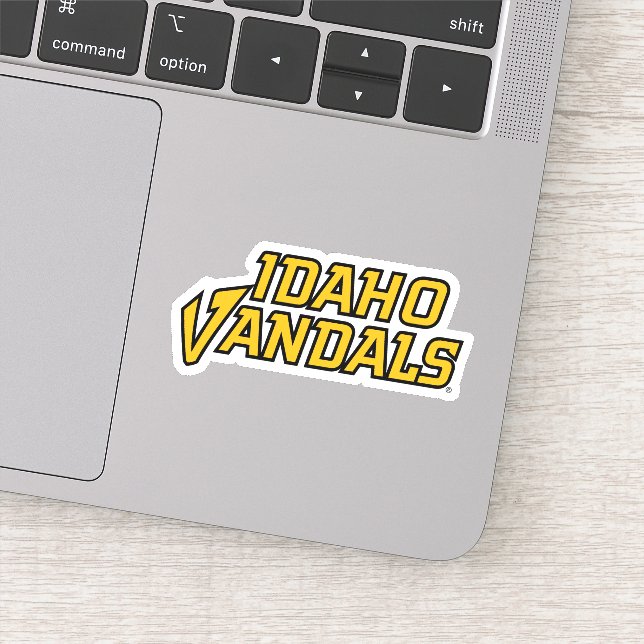 Idaho Vandals Wordmark Sticker (Detail)