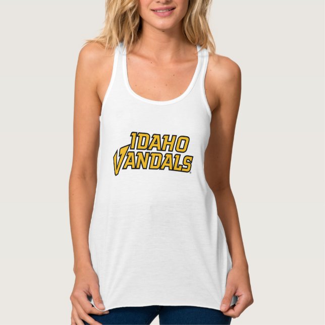 Idaho Vandals Wordmark Tank Top (Front)
