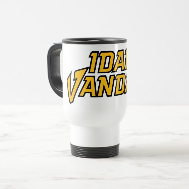 Idaho Vandals Wordmark Travel Mug (Front Left)