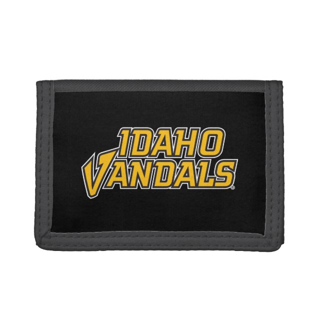 Idaho Vandals Wordmark Trifold Wallet (Front)