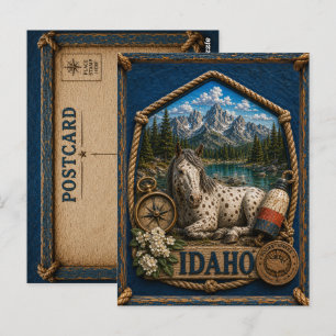 Idaho Vintage Travel Postcard
