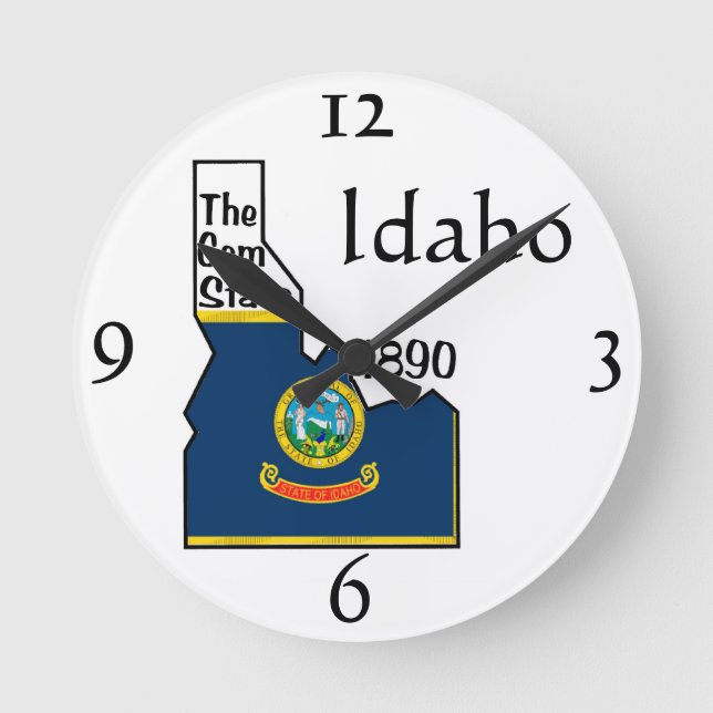 Idaho Wall Clock (Front)