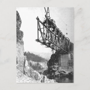 Idaho Washington Northern Railroad Bridge Postcard
