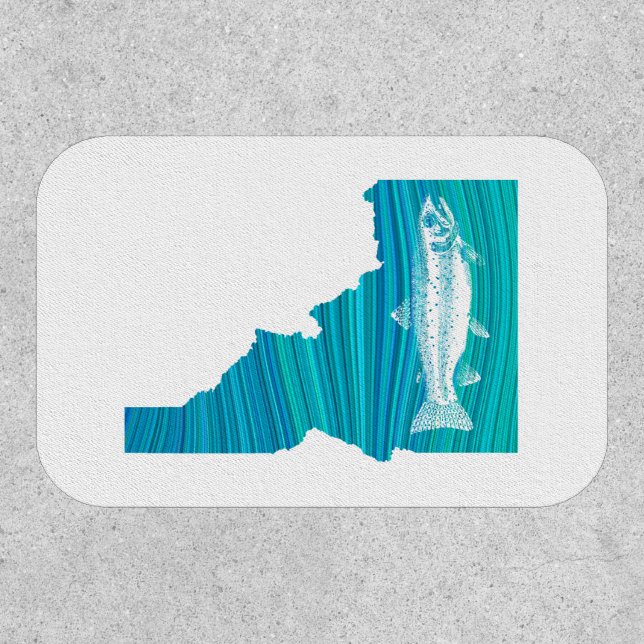 Idaho Wave Fishing Patch (Front)