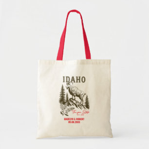 Idaho Wedding Welcome Gift for Bridesmaids, Guests Tote Bag