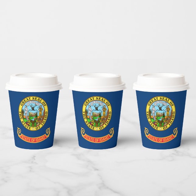 Idahoan Flag, Flag of Idaho Paper Cups (Multi)