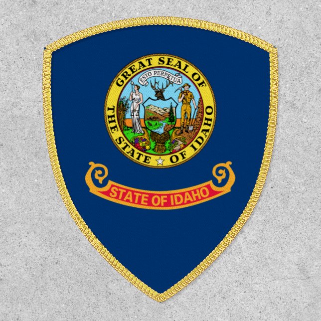 Idahoan Flag, Flag of Idaho Patch (Front)