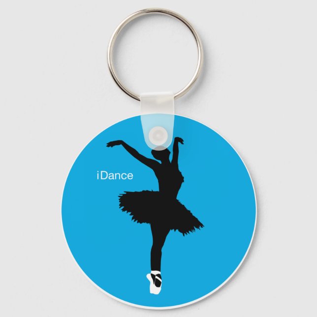 iDance (Blue) Keychain (Front)