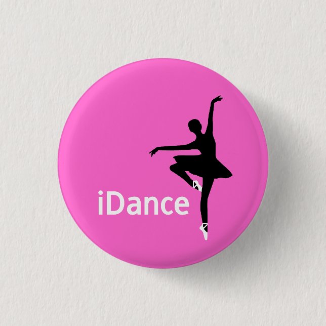 iDance (I Dance) Button (Front)
