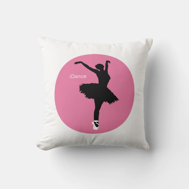 iDance Throw Pillow (Front)