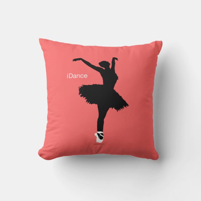 iDance Throw Pillow (Front)