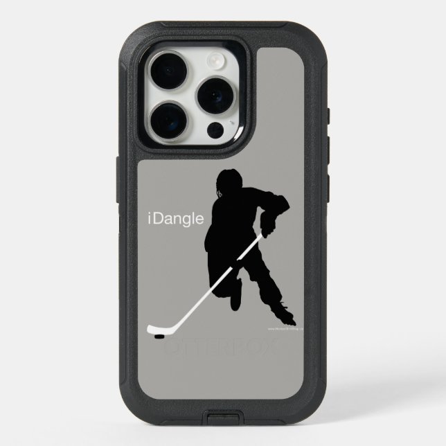iDangle (hockey) iPhone 15 Pro Case (Back)