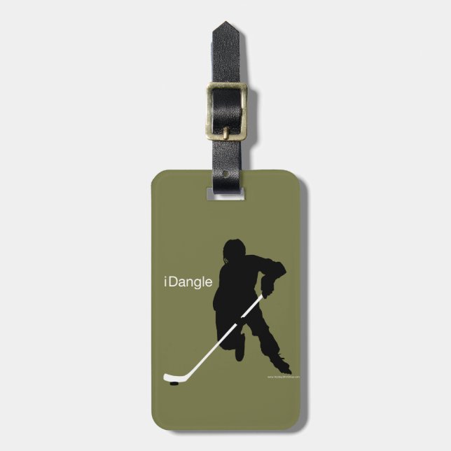 iDangle (Hockey) Luggage Tag (Front Vertical)